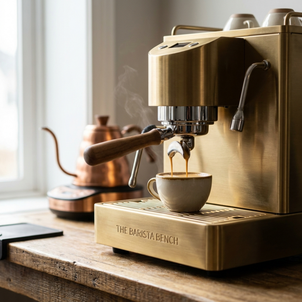 Studio Brass Dual-Boiler Espresso Machine