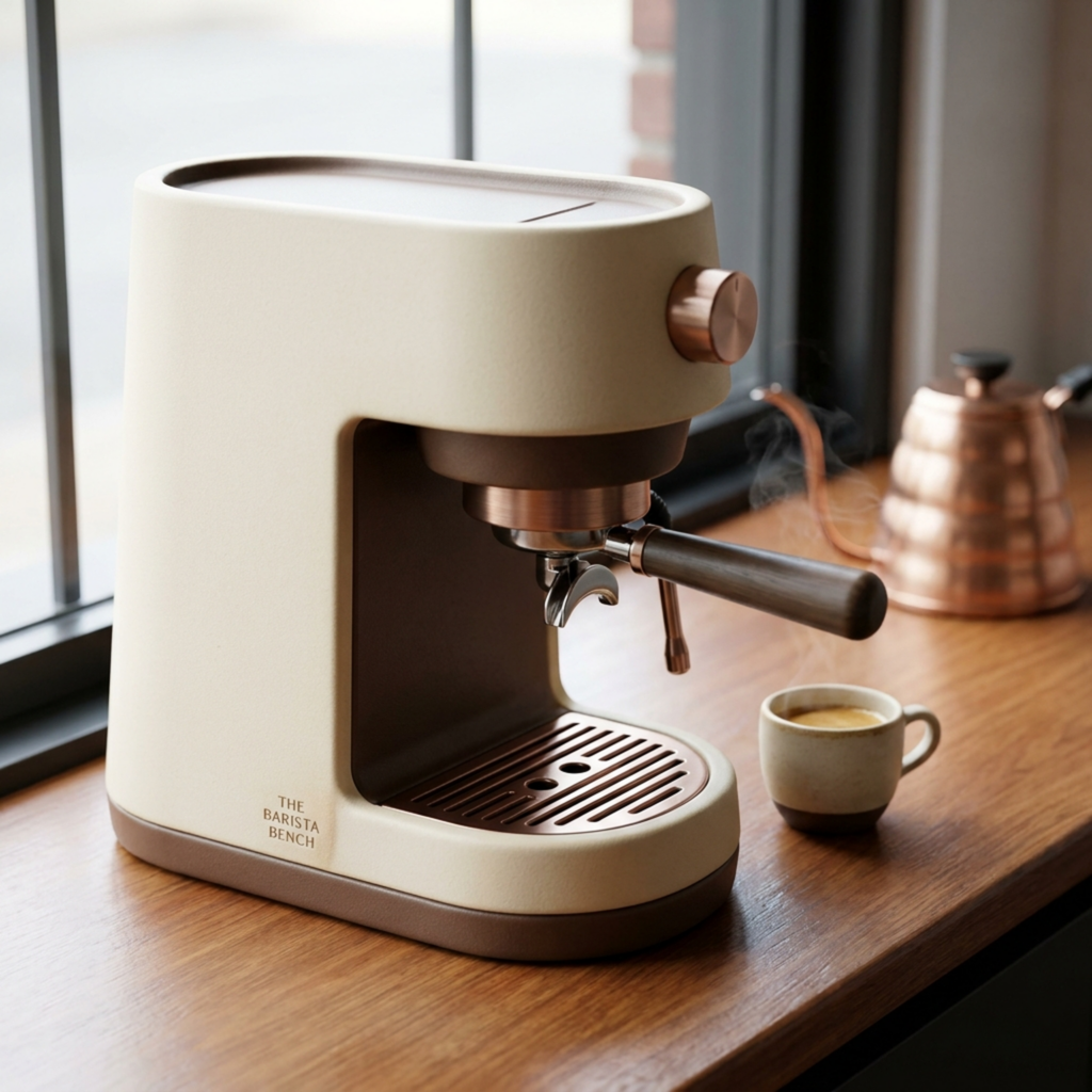 Matte Stoneware Dual-Boiler Espresso Machine