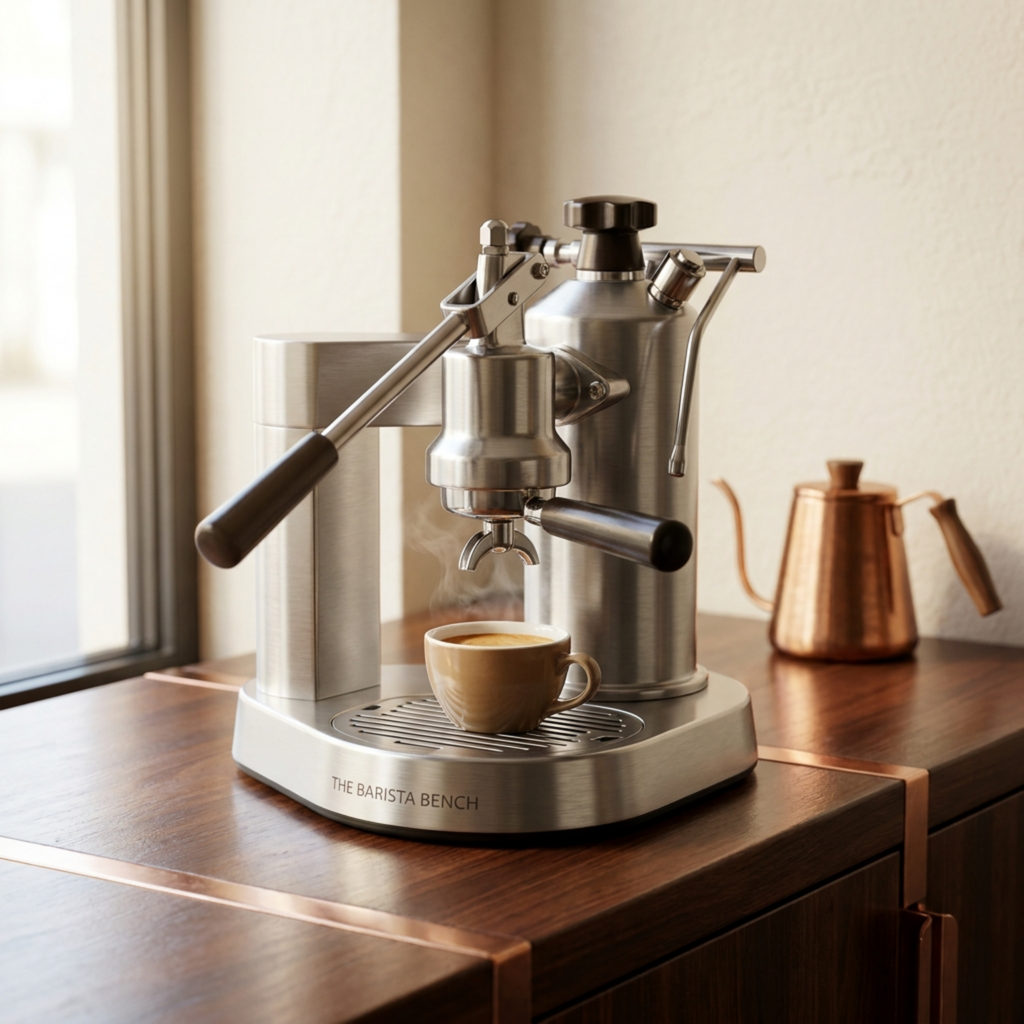 Copperline Stainless Steel Lever Espresso Machine