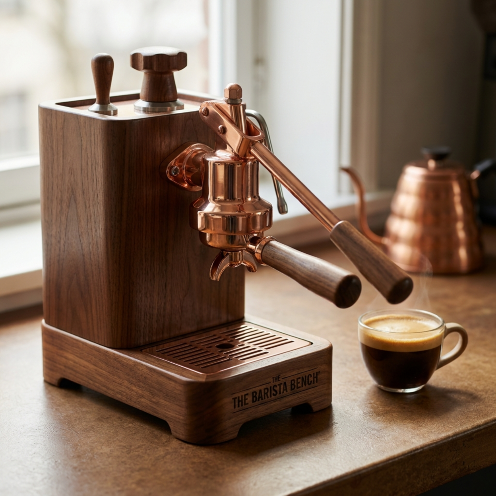 Studio Walnut Lever Espresso Machine