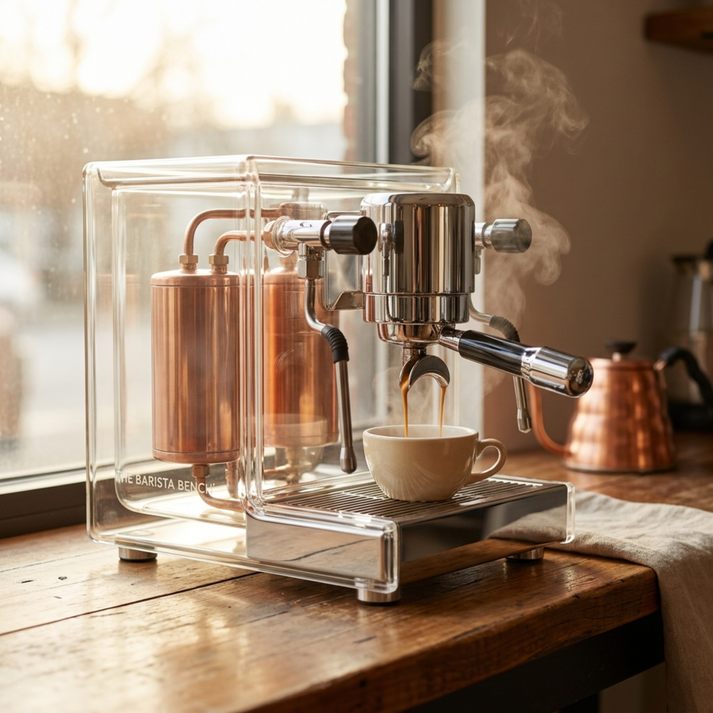 Kiln Borosilicate Glass Dual-Boiler Espresso Machine