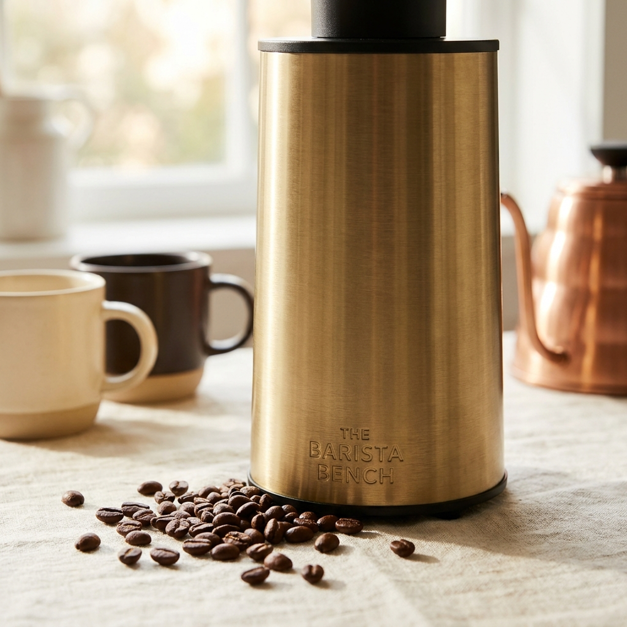 Everyday Brass Electric Burr Grinder