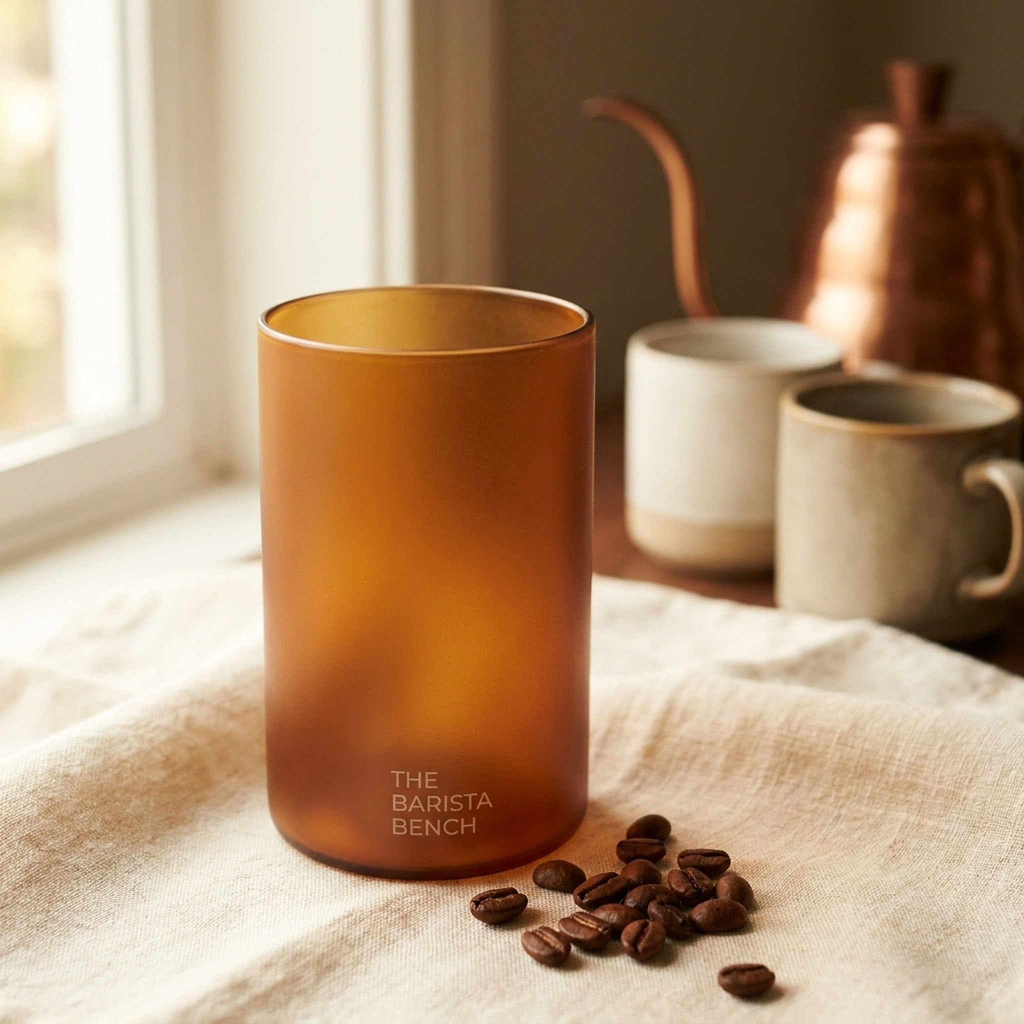 Matte Borosilicate Glass Travel Hand Grinder