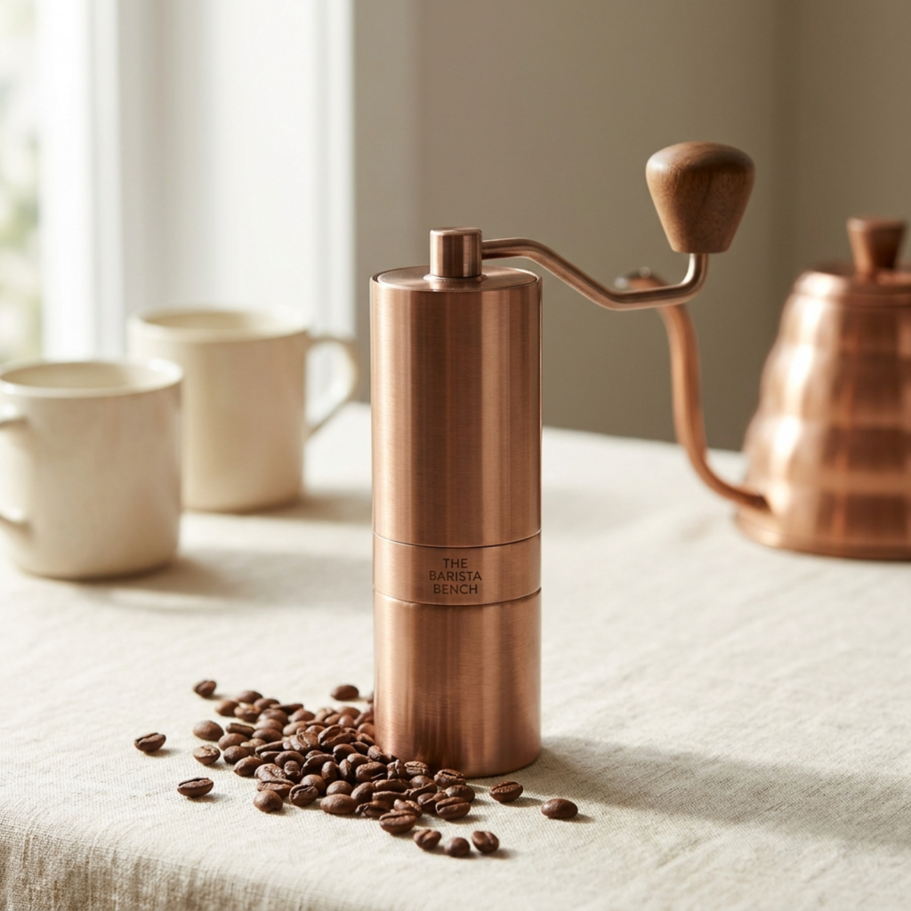 Craft Brushed Copper Travel Hand Grinder