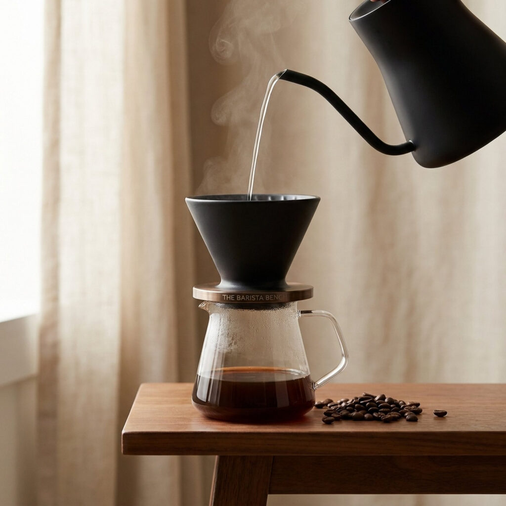 Heritage Matte Black Wave Dripper