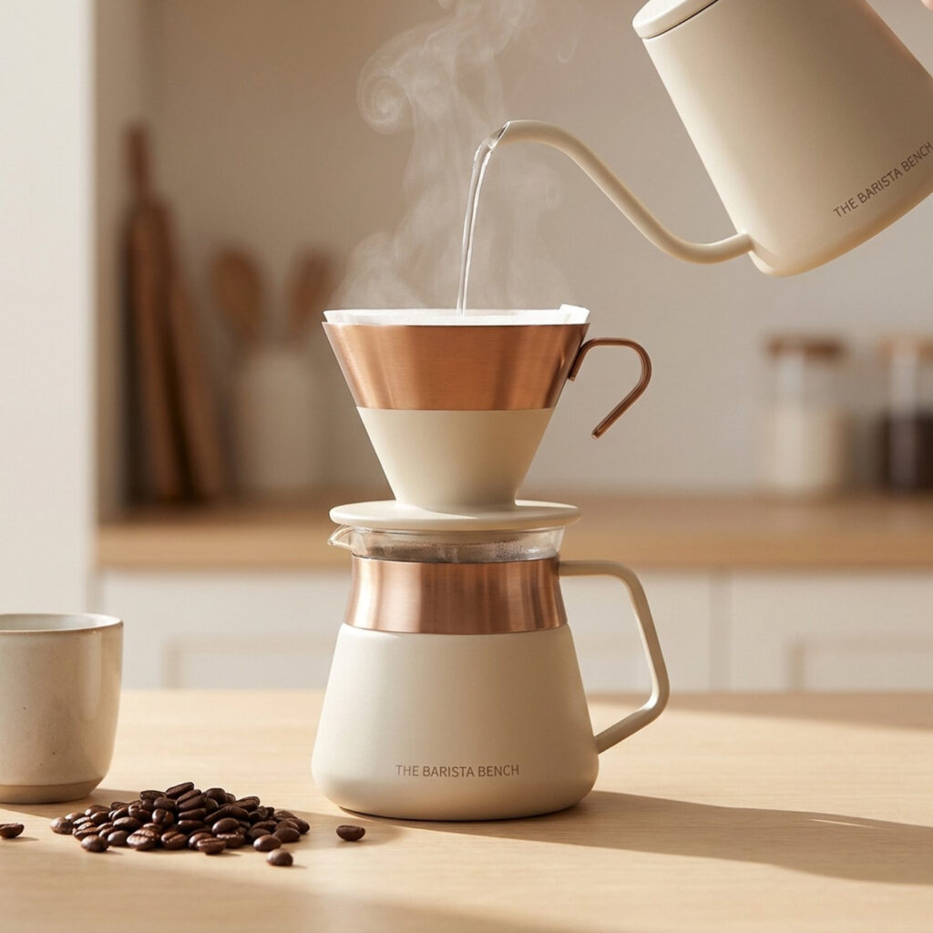 Heritage Powder-Coated Steel Two-Cup Brewer