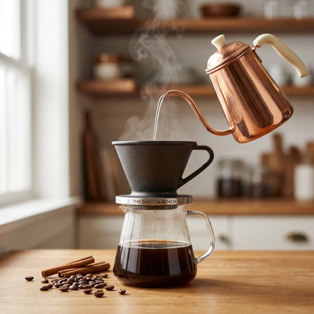 Field Pour-Over Dripper — Cast Iron