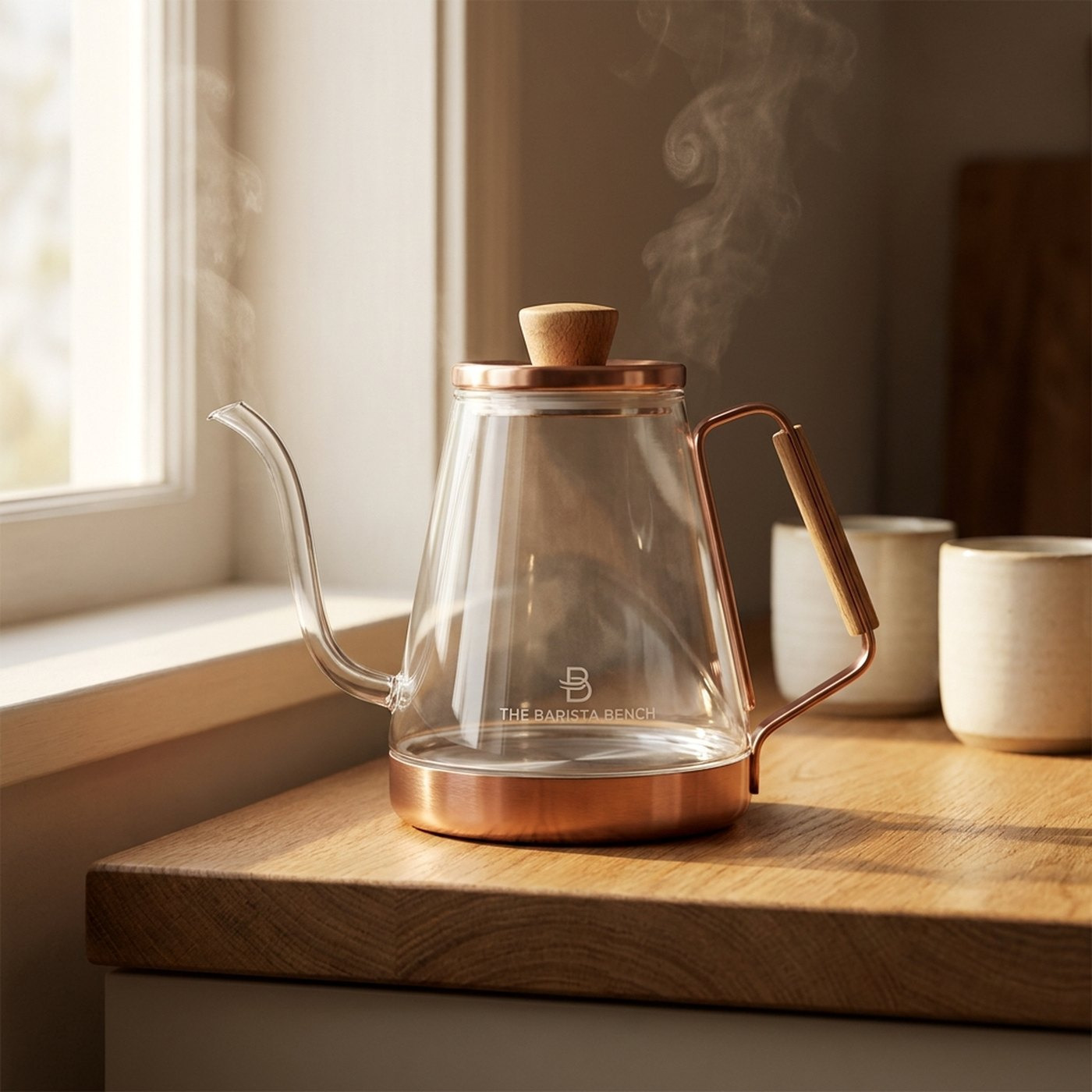 Roastery Borosilicate Glass Variable-Temp Kettle
