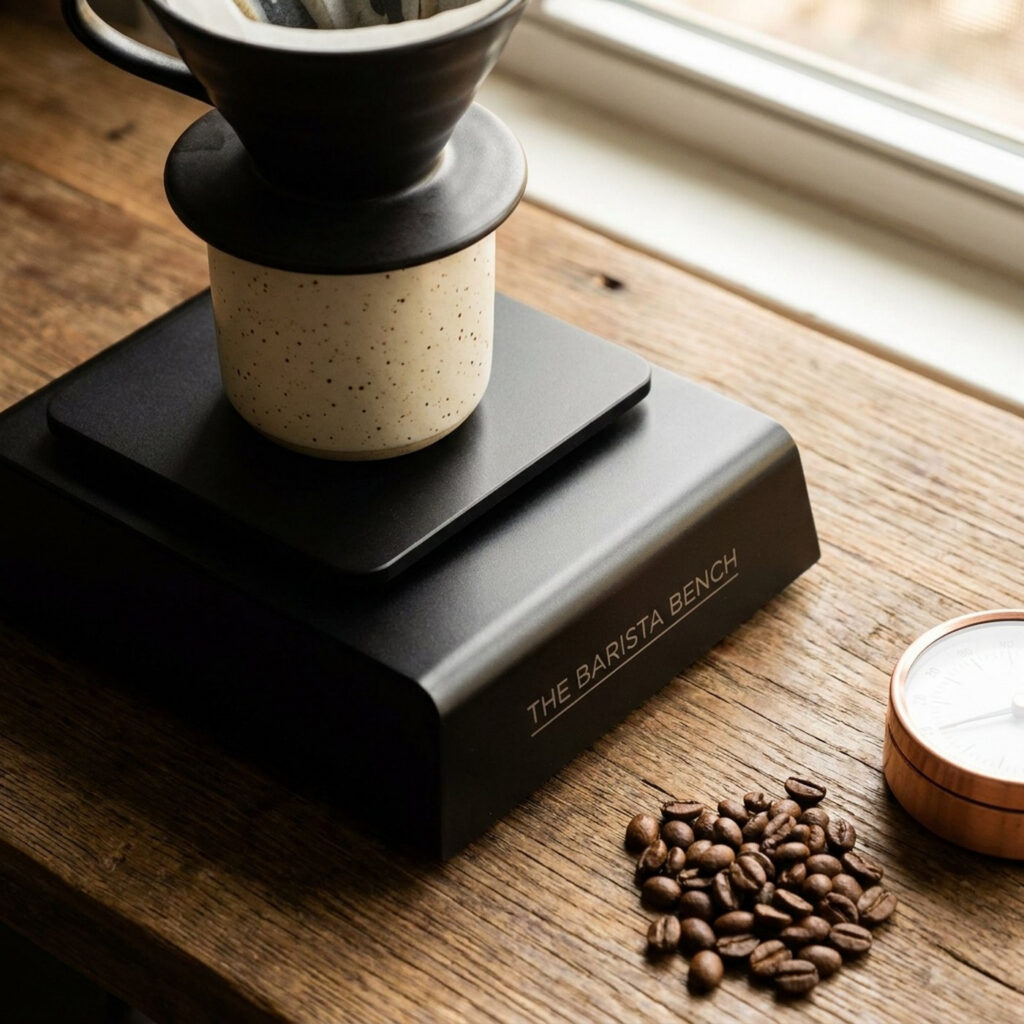 Matte Matte Black Coffee Scale