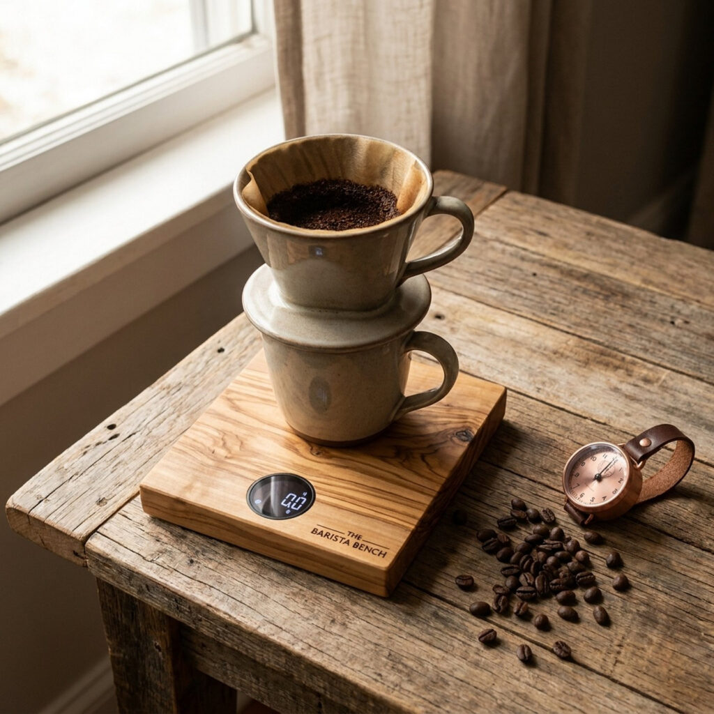 Kiln Olive Wood Pocket Scale