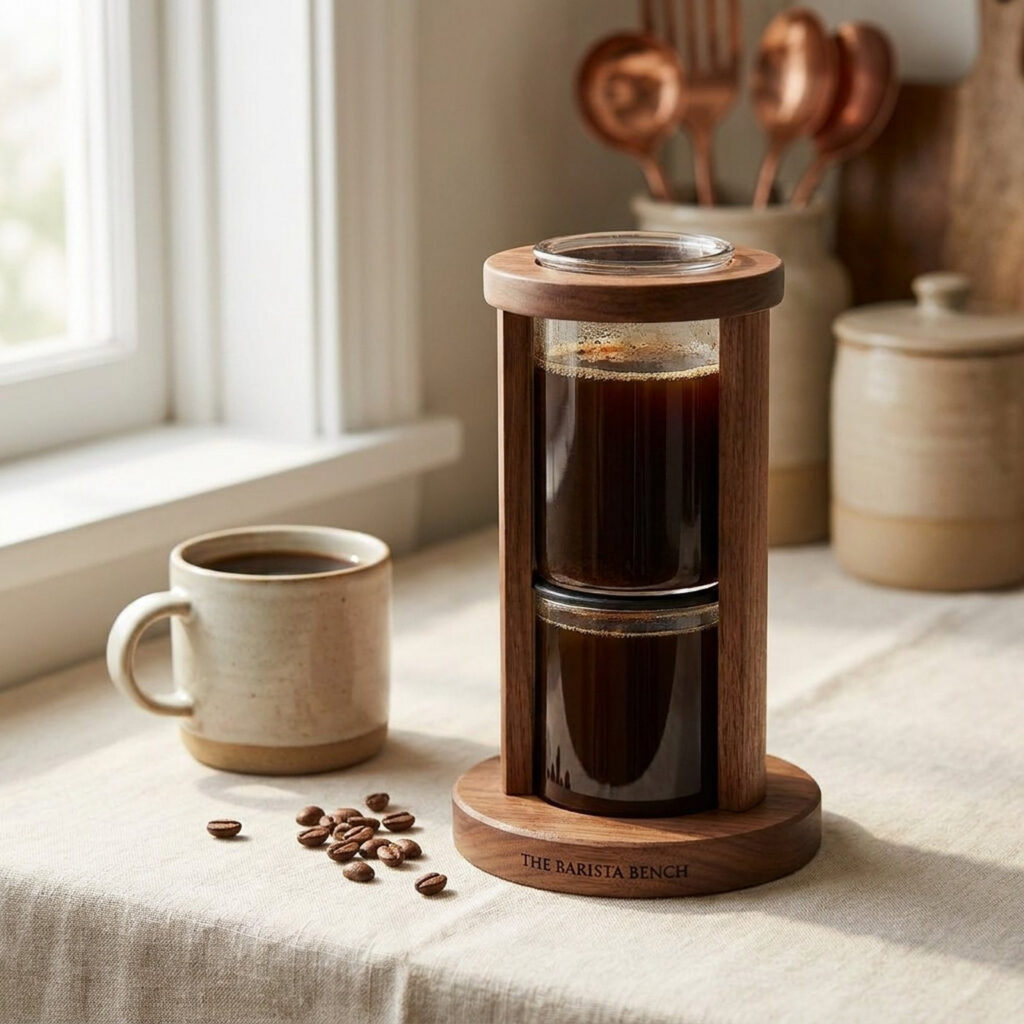 Signature Walnut AeroPress-Style Press