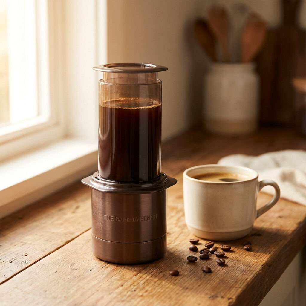 Signature Powder-Coated Steel AeroPress-Style Press