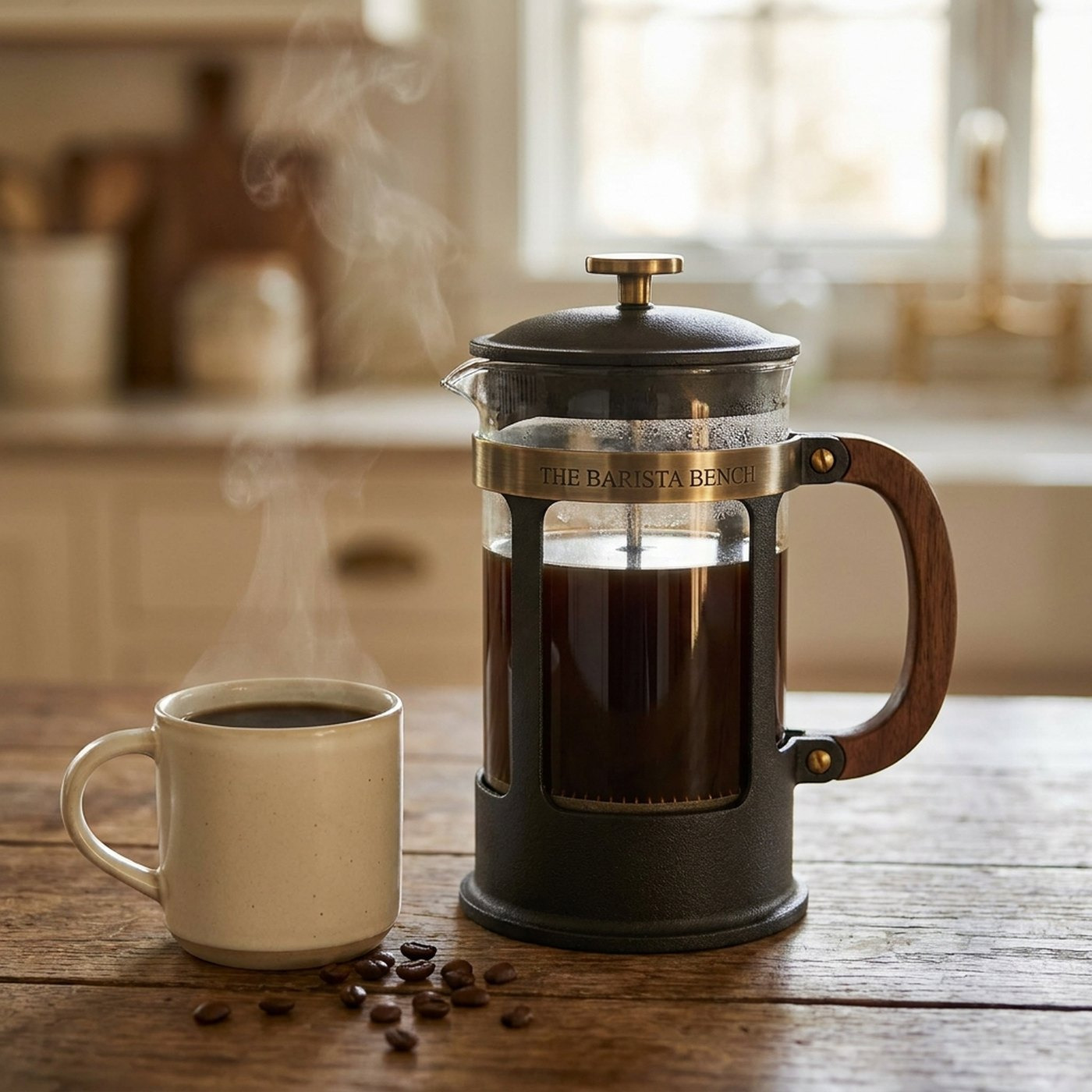 Roastery Cast Iron French Press