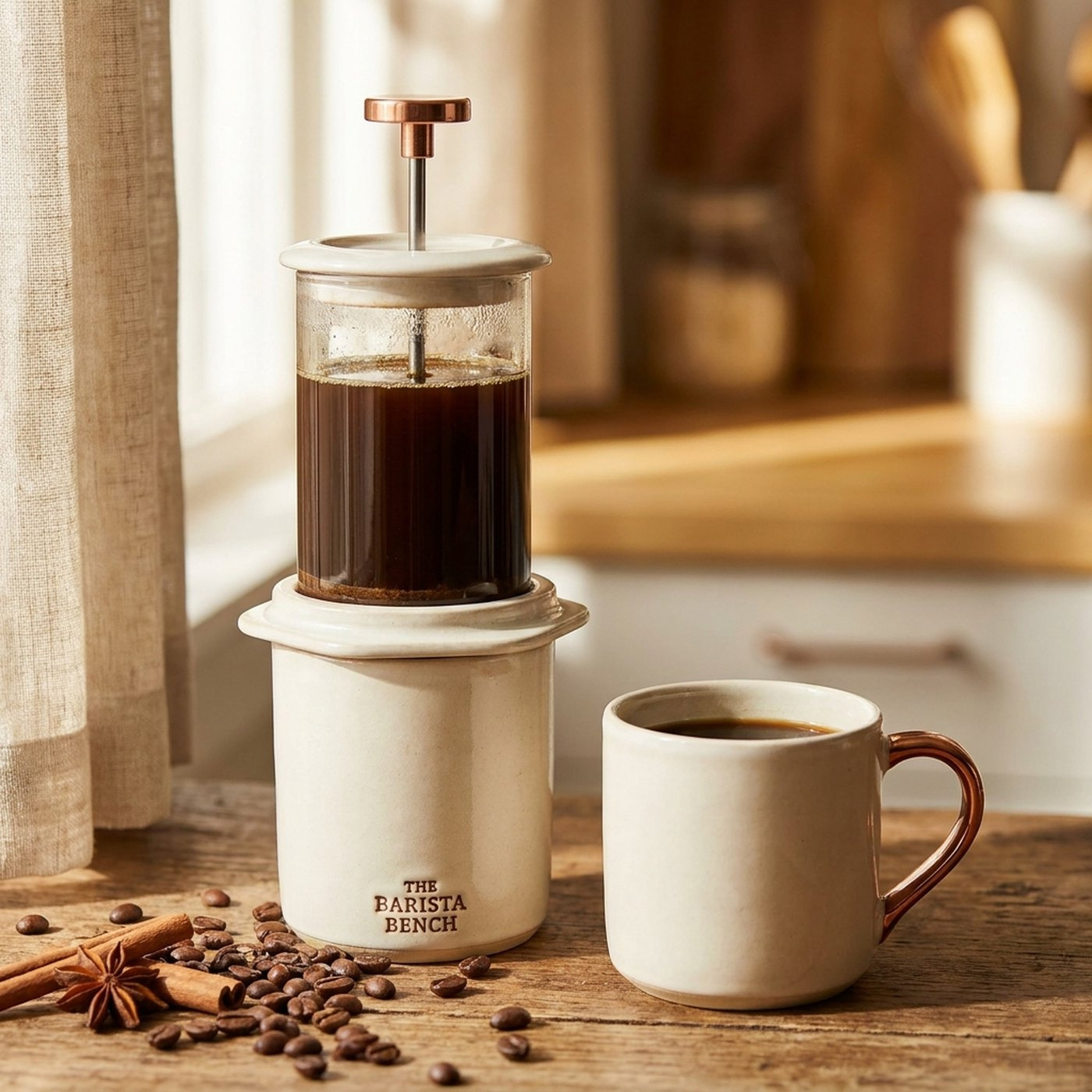 Heritage Ceramic AeroPress-Style Press
