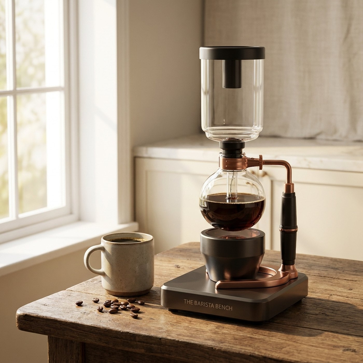 Field Matte Black Siphon Brewer