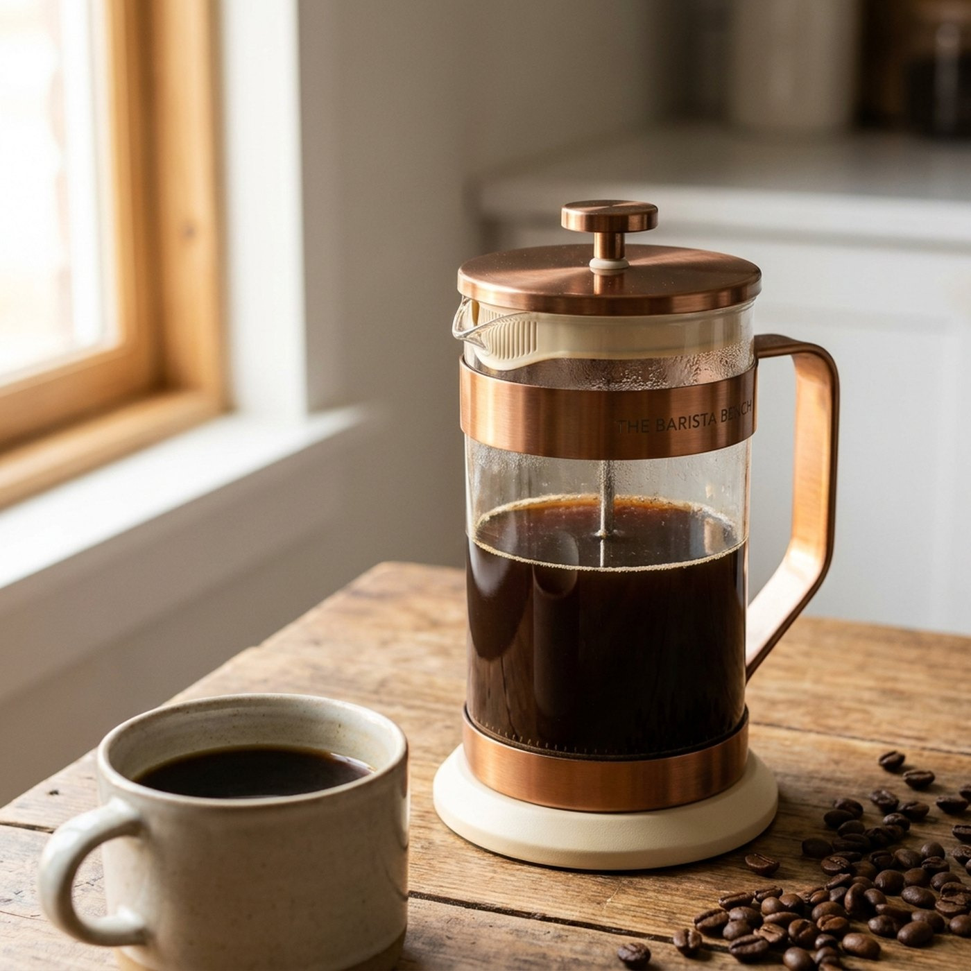 Artisan Powder-Coated Steel Immersion Brewer
