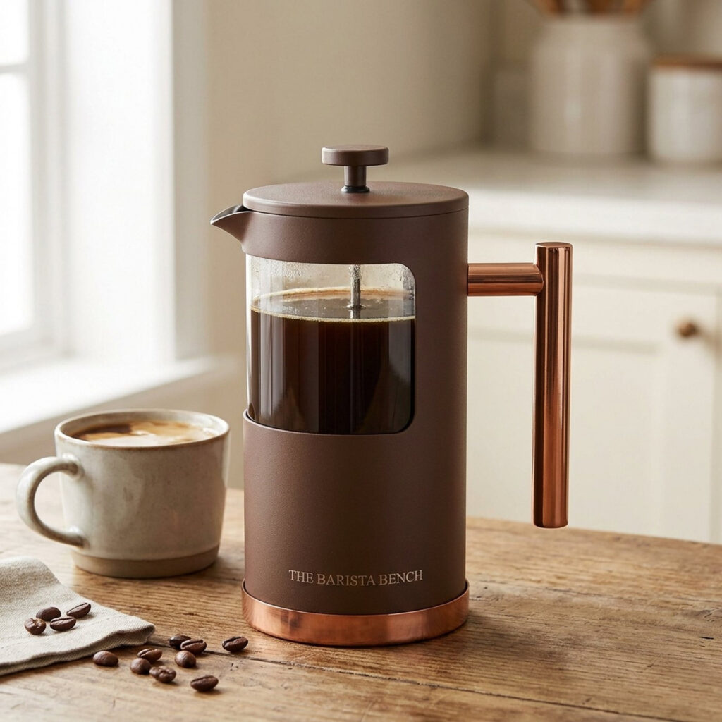 Artisan Powder-Coated Steel French Press