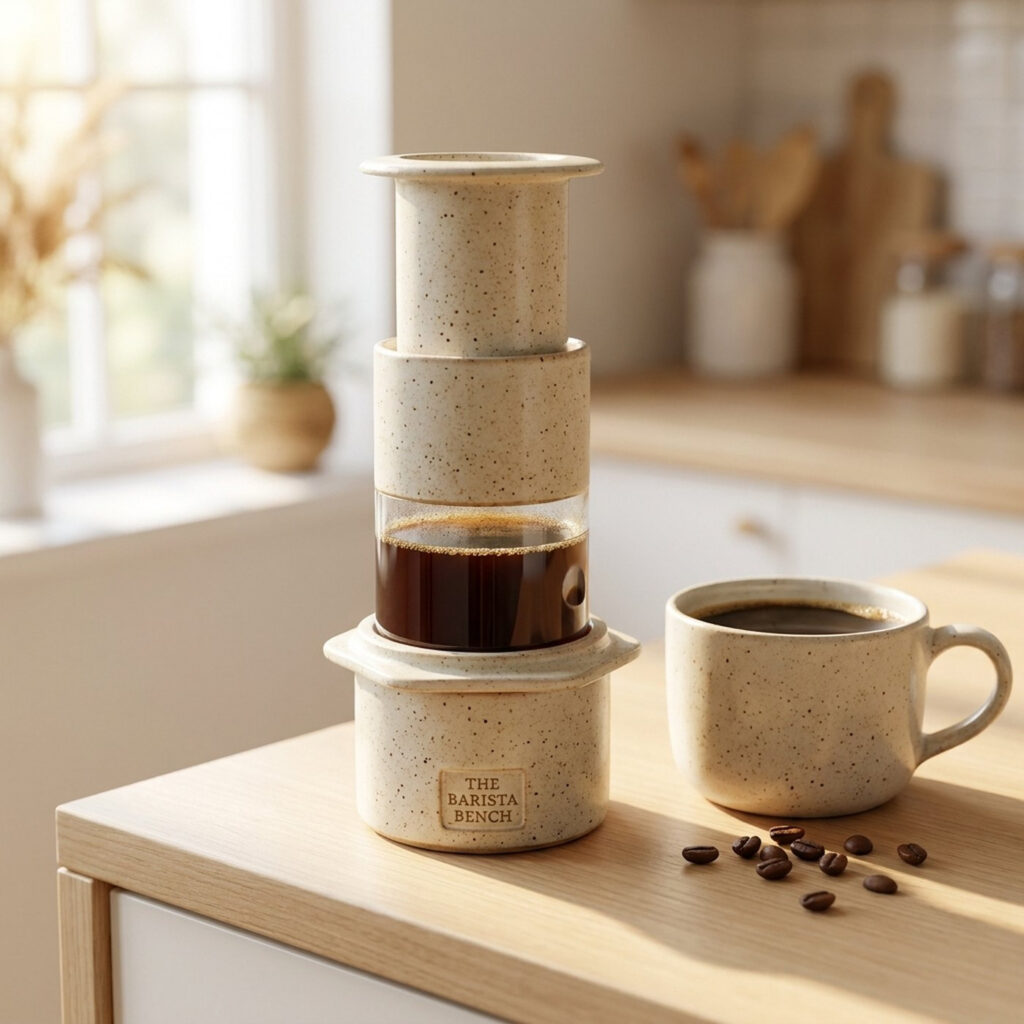 Signature Stoneware AeroPress-Style Press