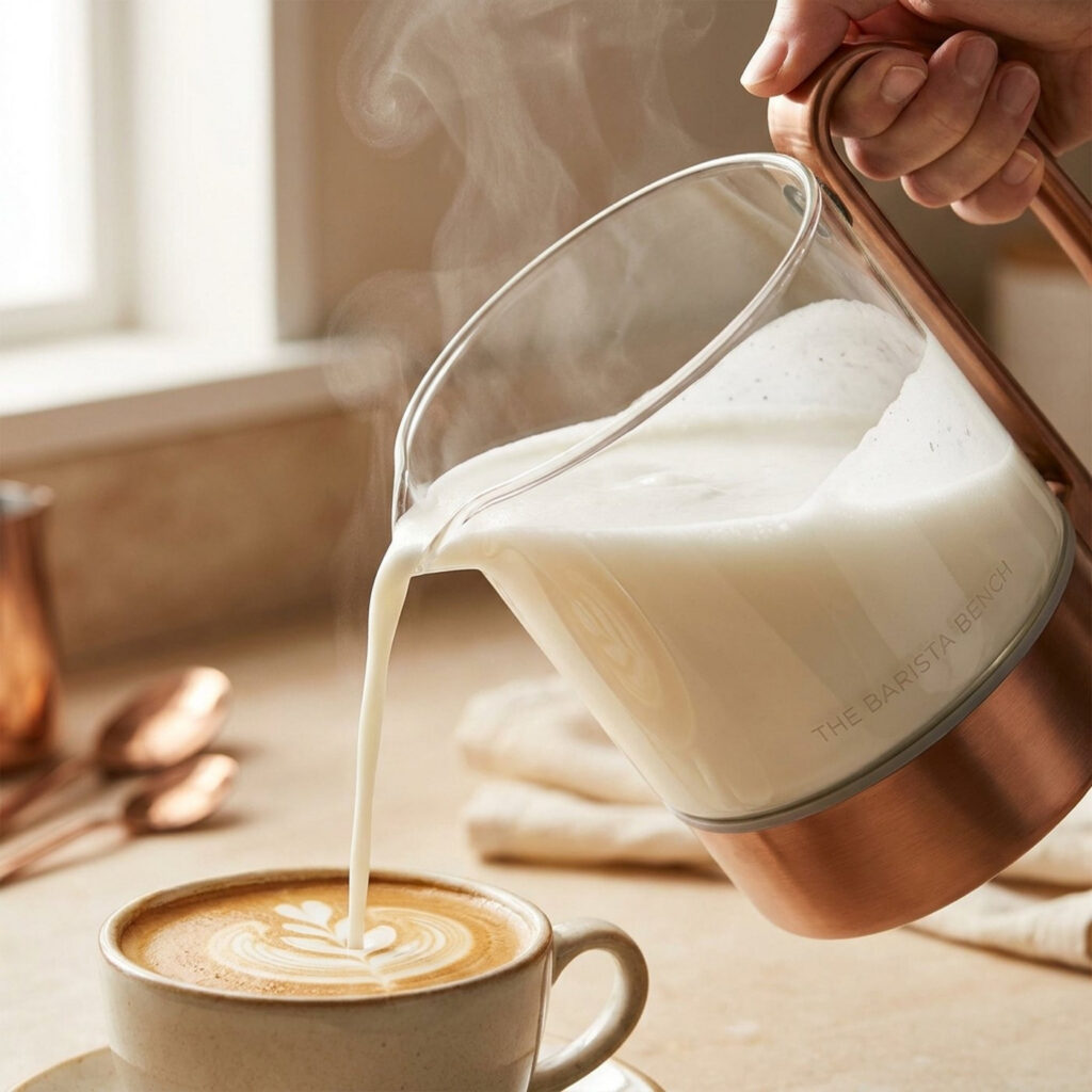 Nº7 Borosilicate Glass Electric Milk Steamer