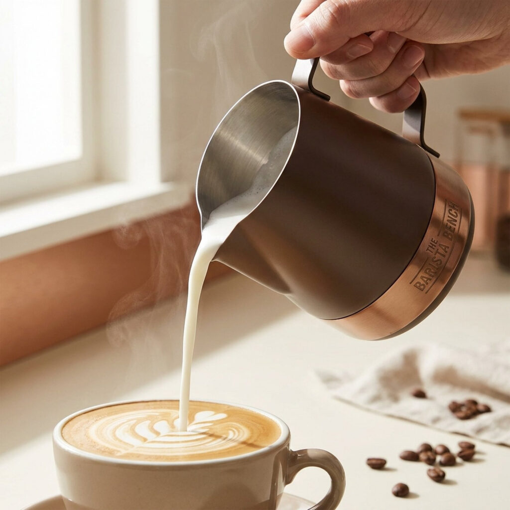 Studio Powder-Coated Steel Latte Art Pitcher