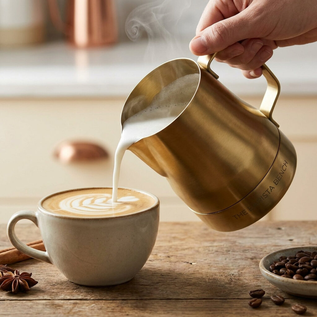 Matte Brass Steaming Pitcher