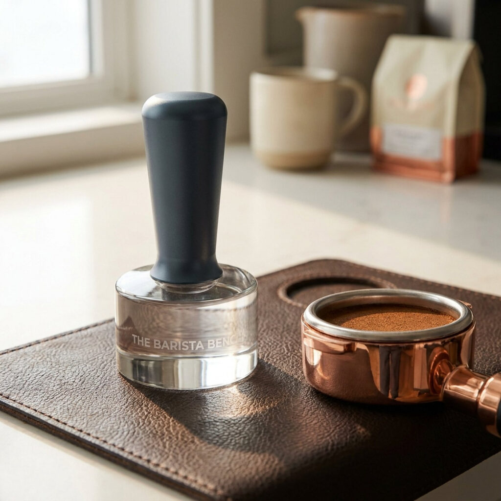 Slate Borosilicate Glass Coffee Tamper