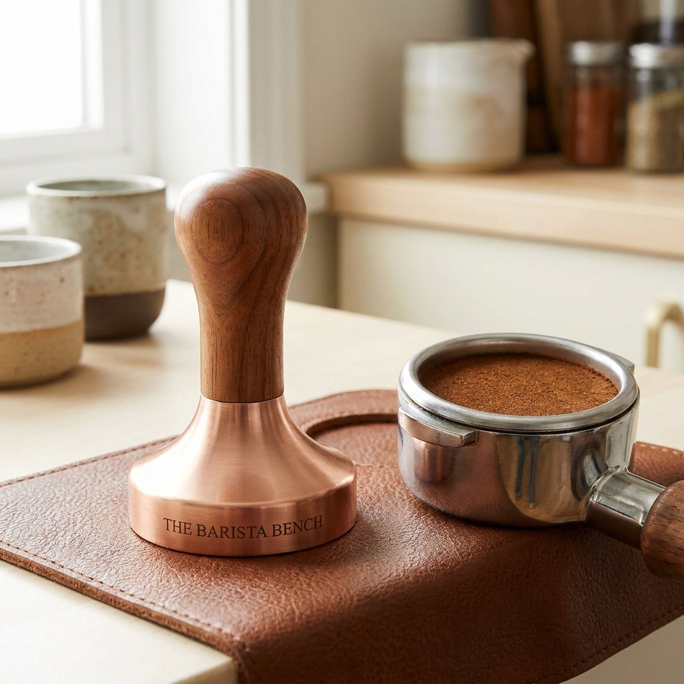 Heritage Brushed Copper Coffee Tamper