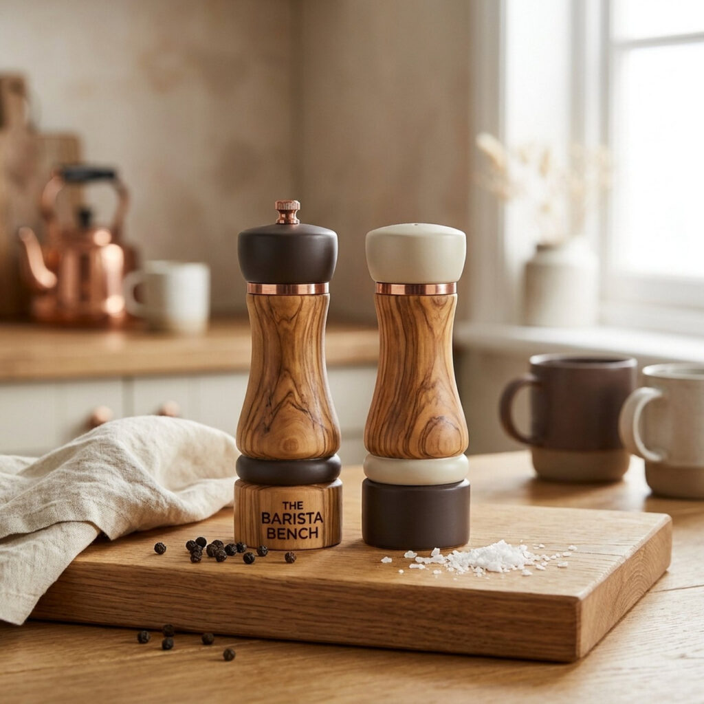 Field Olive Wood Salt Grinder