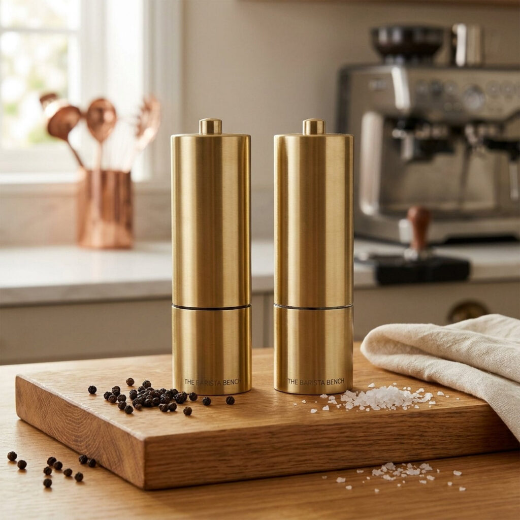 Origin Brass Electric Pepper Mill