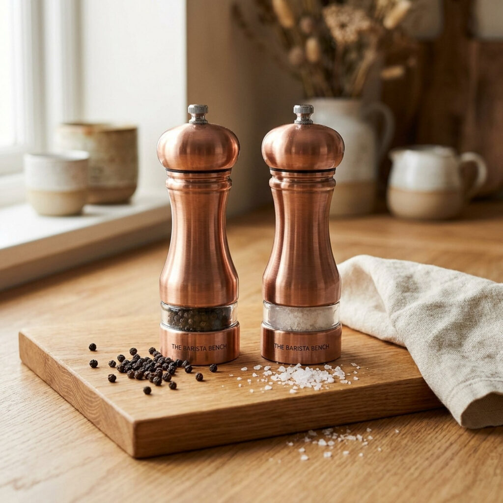 Kiln Brushed Copper Adjustable Pepper Grinder