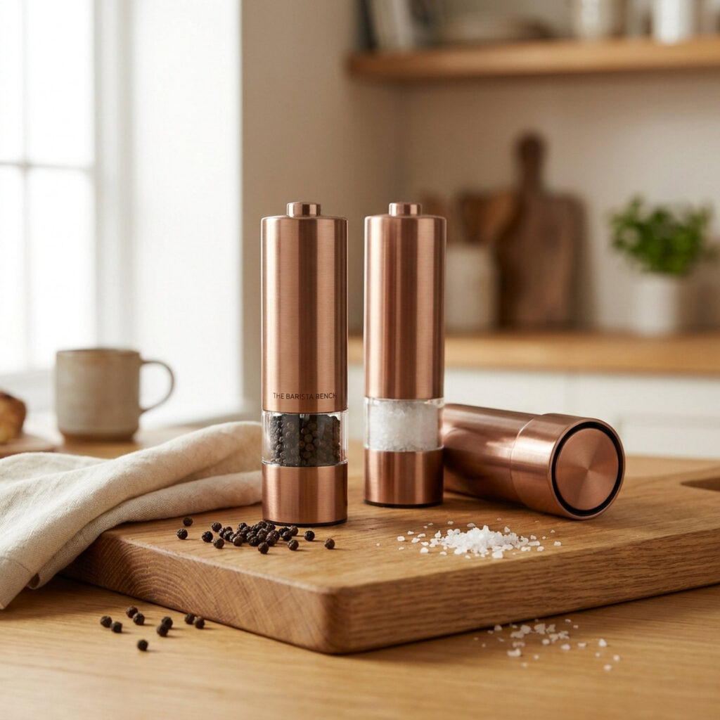 Signature Brushed Copper Electric Pepper Mill