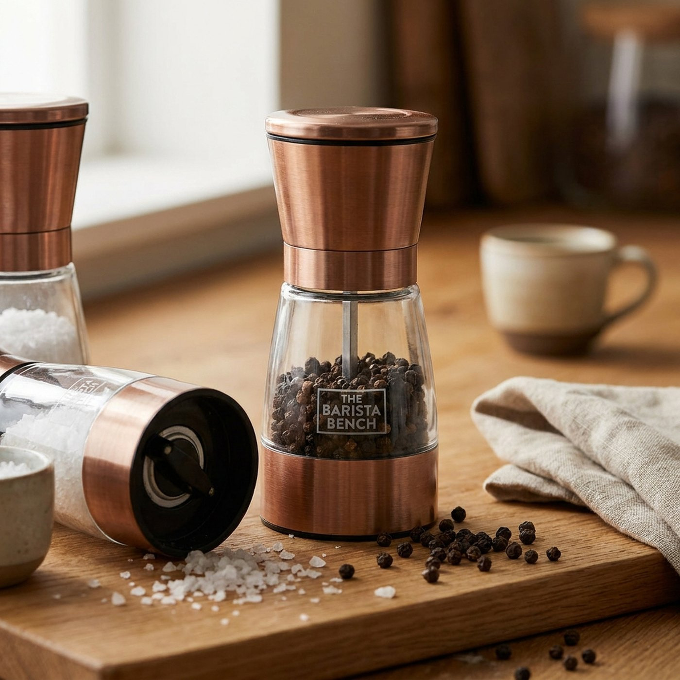 Roastery Borosilicate Glass Electric Pepper Mill