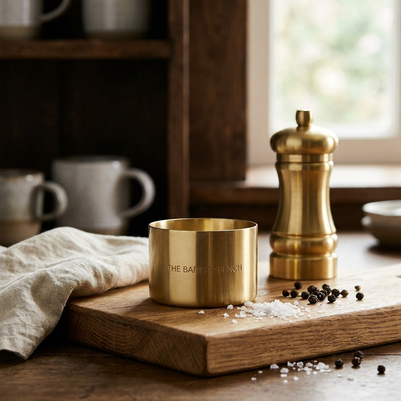 Signature Brass Salt Cellar