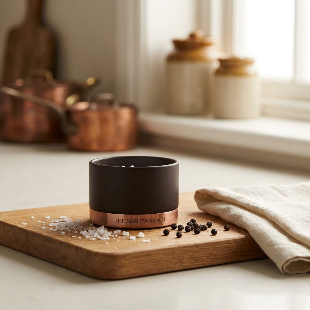 Signature Powder-Coated Steel Salt Cellar