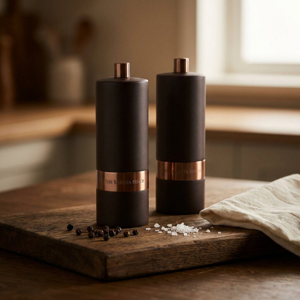 Craft Powder-Coated Steel Salt & Pepper Mill Set