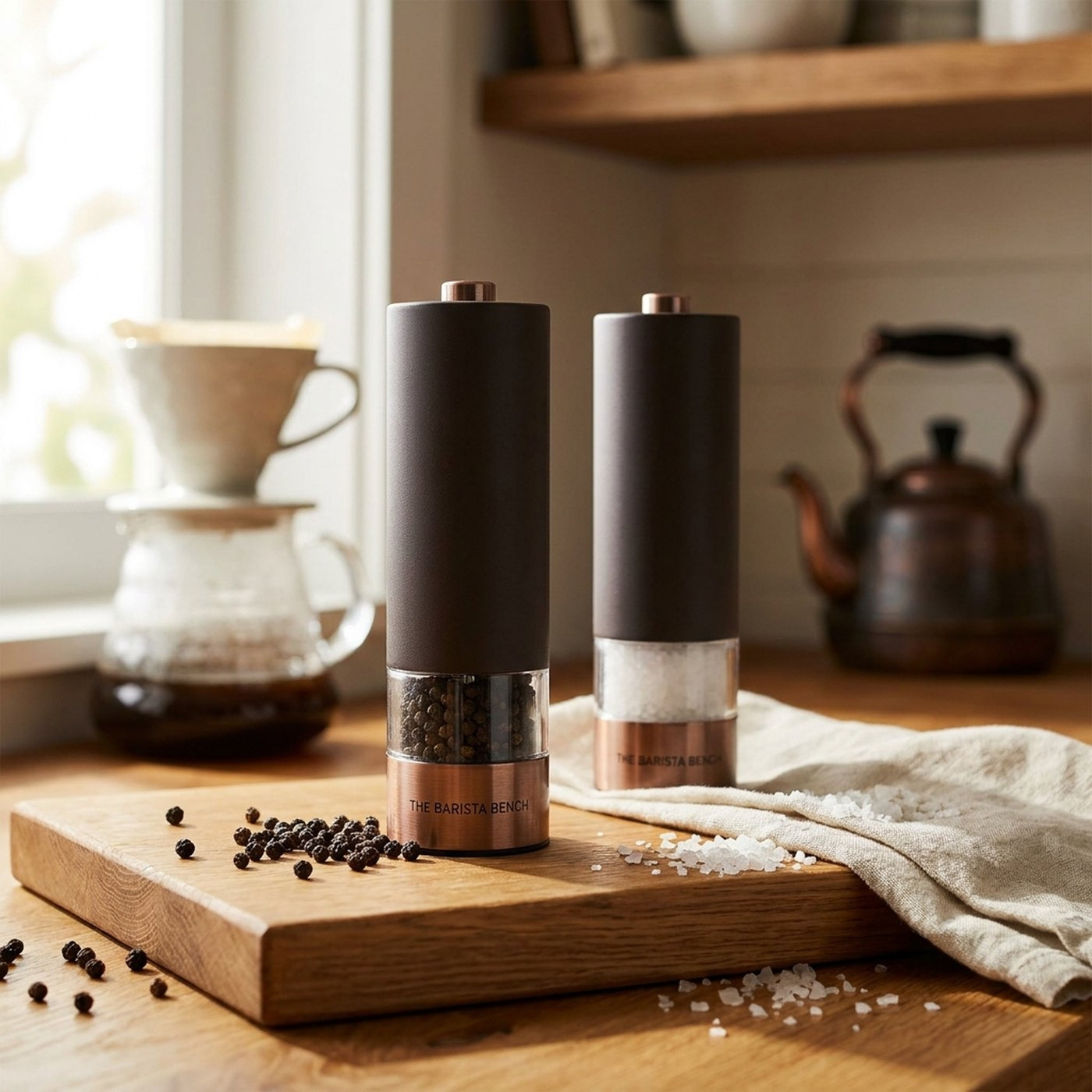 Origin Powder-Coated Steel Electric Pepper Mill