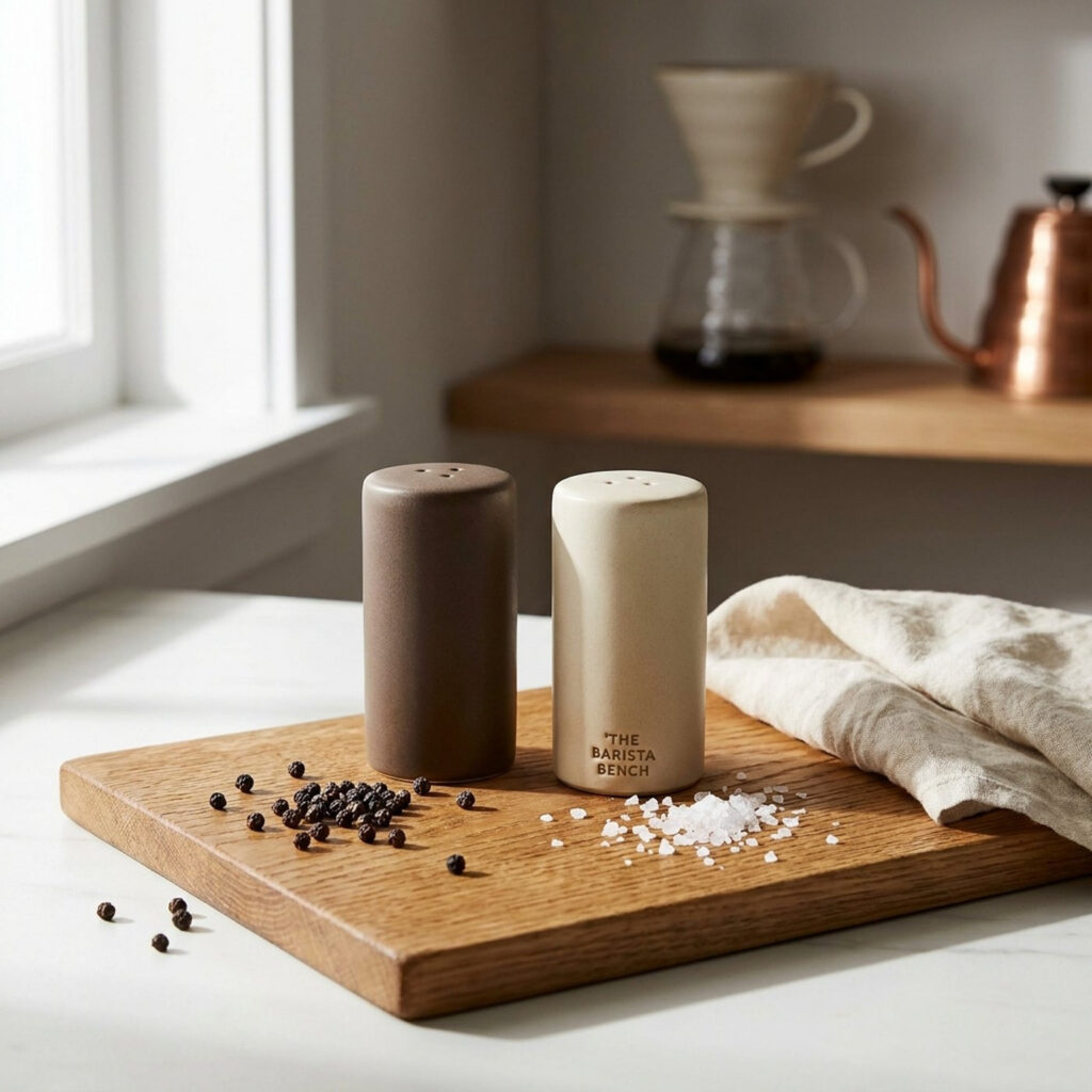 Origin Stoneware Dual Shaker Set