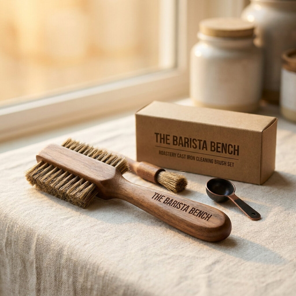 Roastery Cast Iron Cleaning Brush Set