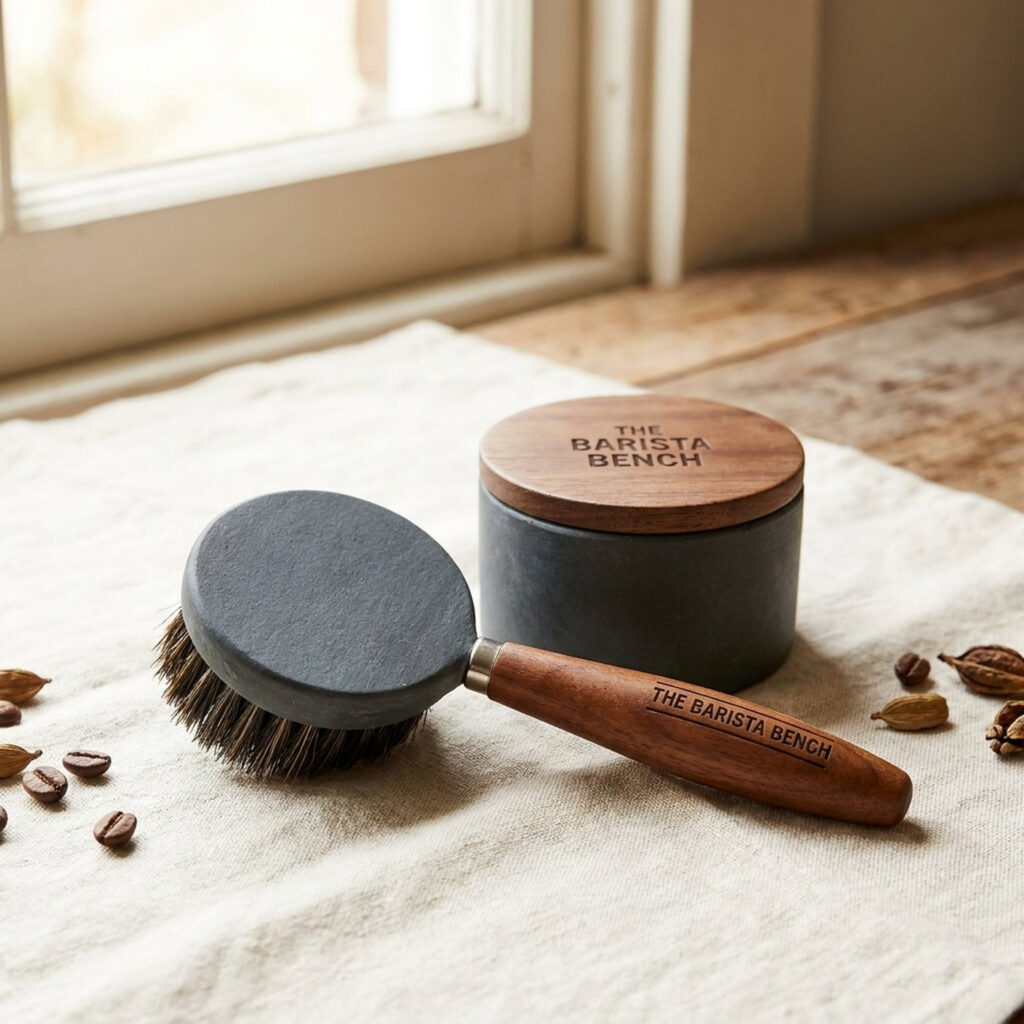 Slate Stoneware Cleaning Brush Set