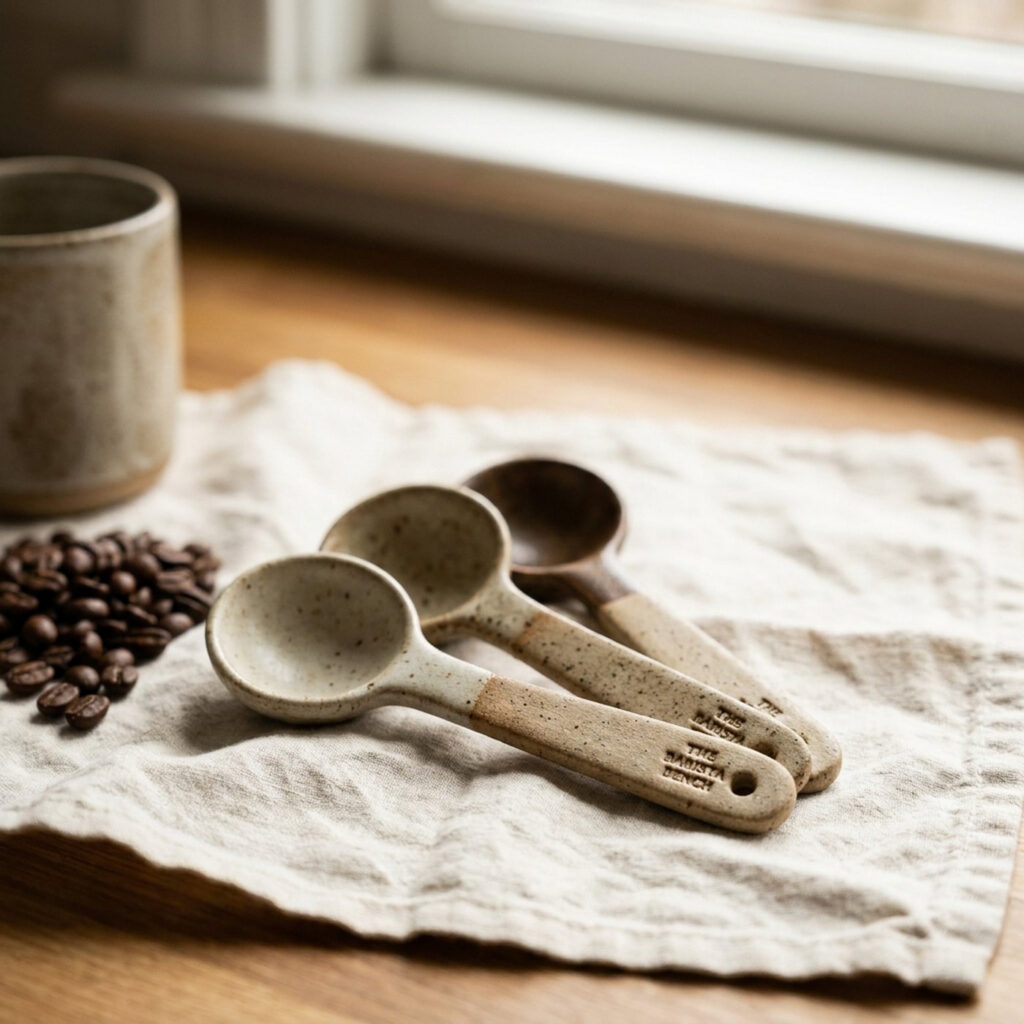 Field Stoneware Cupping Spoon Set
