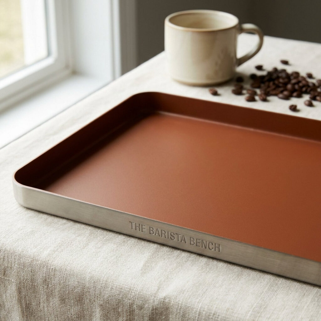 Field Powder-Coated Steel Serving Tray