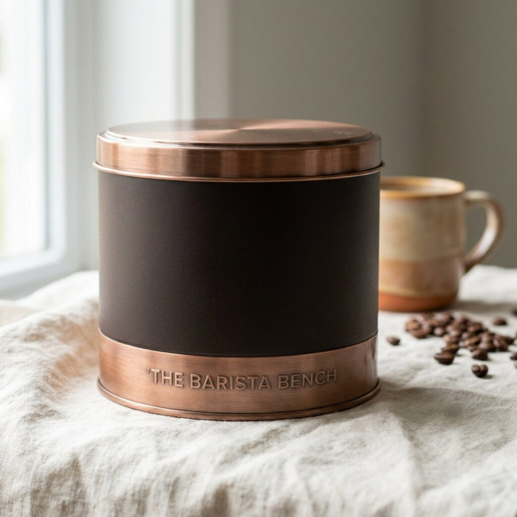 Craft Powder-Coated Steel Bean Storage Vault