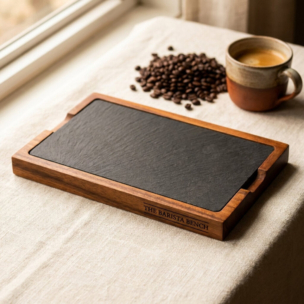 Slate Acacia Serving Tray