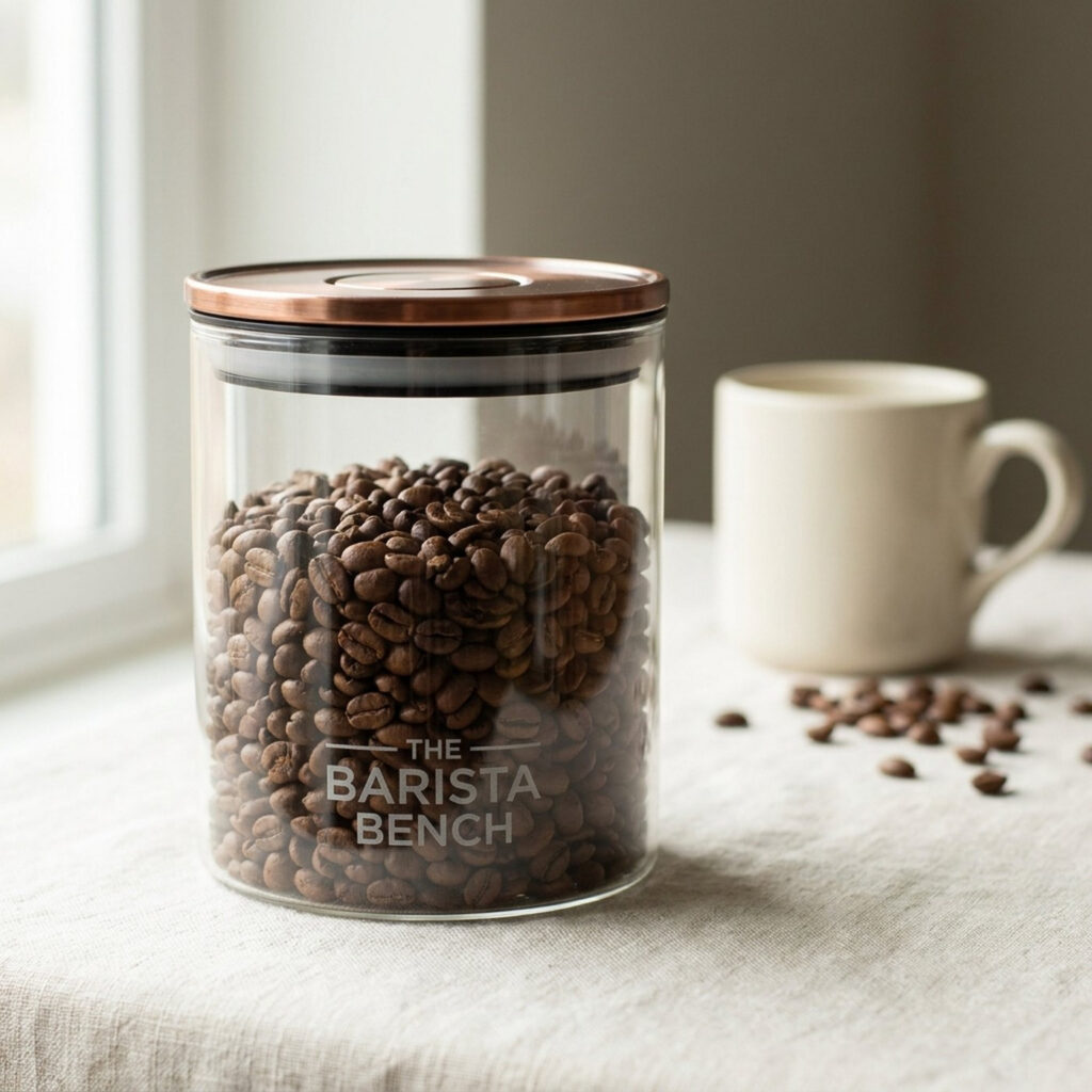 Signature Borosilicate Glass Bean Storage Vault