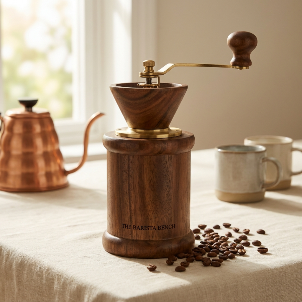 Heritage Acacia Conical Burr Grinder