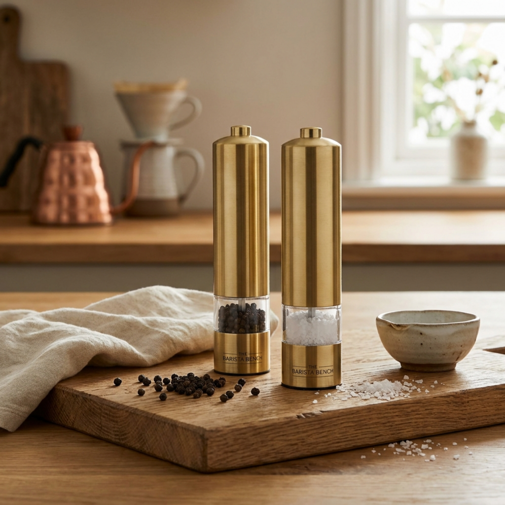 Heritage Brass Electric Pepper Mill