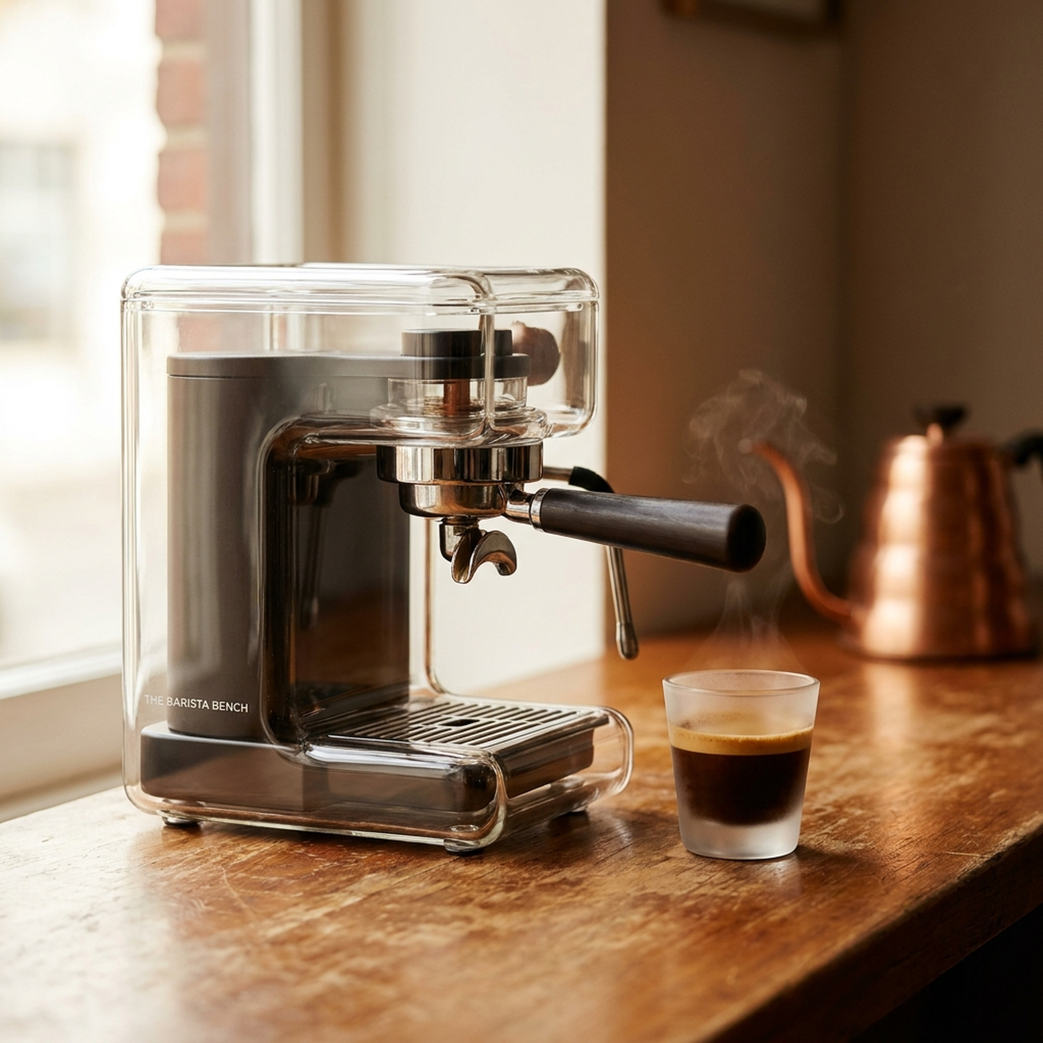 Studio Borosilicate Glass Compact Espresso Machine